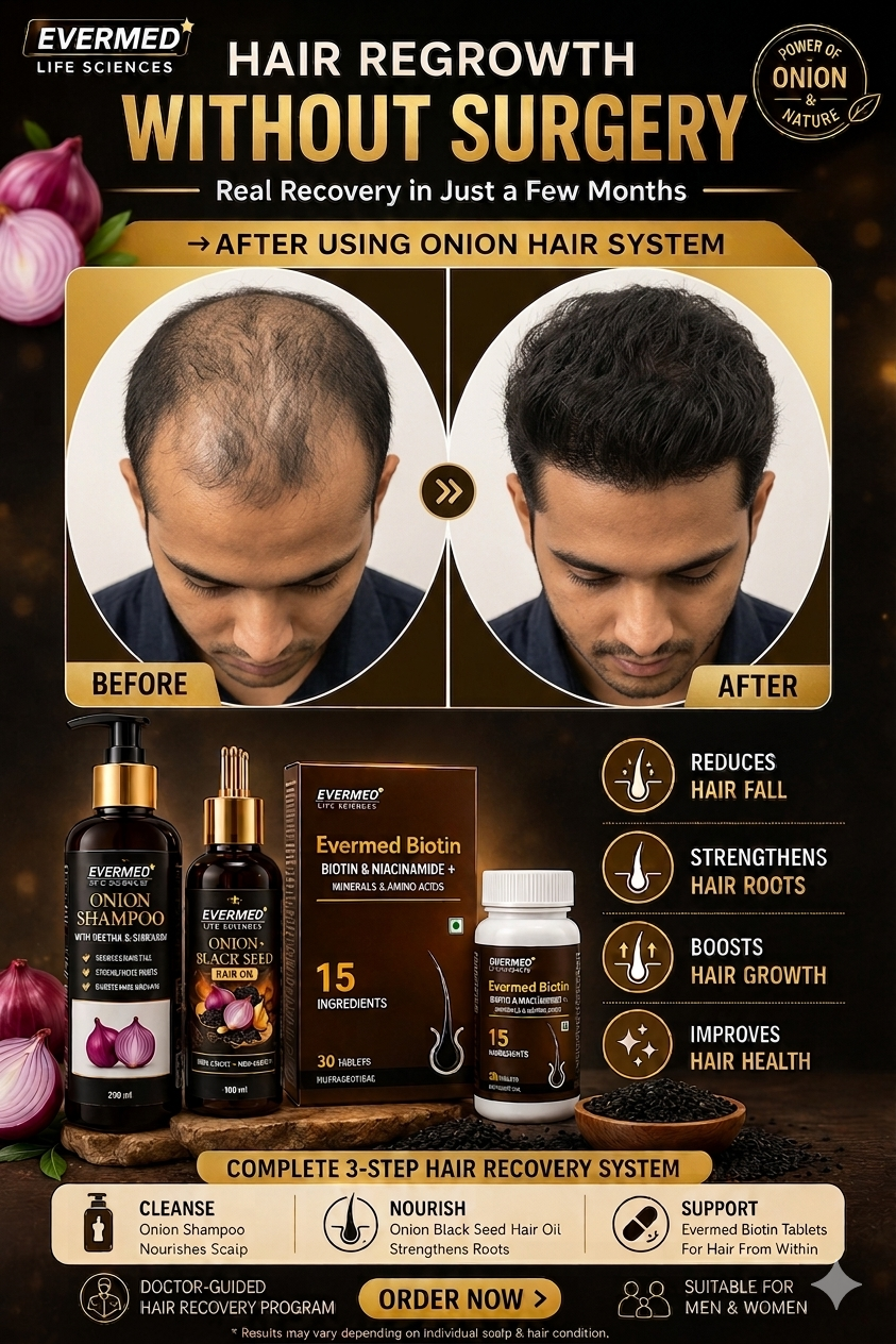 Evermed 3-Step Hair Recovery Combo