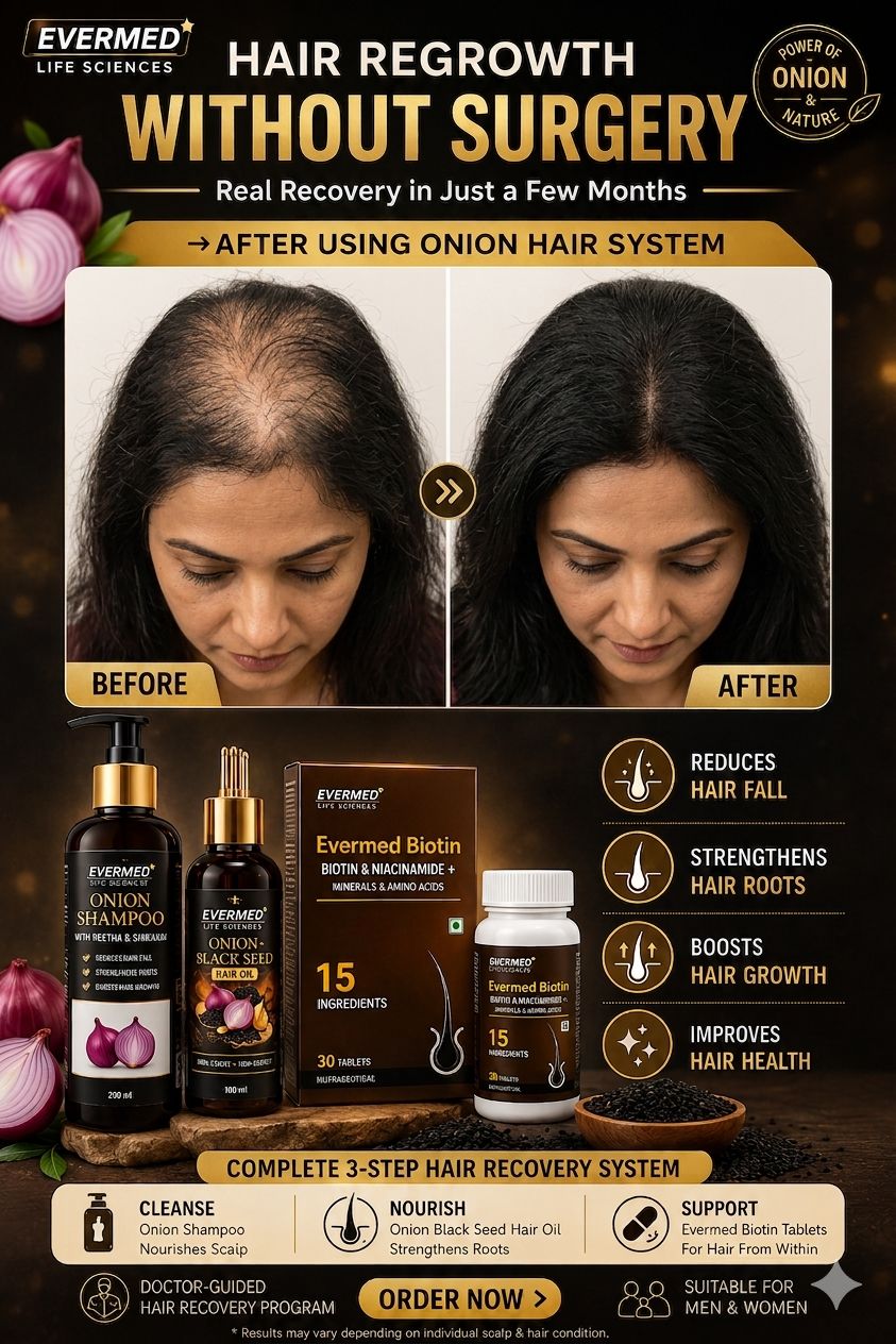 Evermed 3-Step Hair Recovery Combo